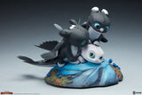 Sideshow How to Train Your Dragon Dart, Pouncer, and Ruffrunner Statue