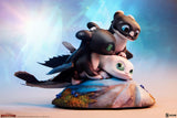 Sideshow How to Train Your Dragon Dart, Pouncer, and Ruffrunner Statue