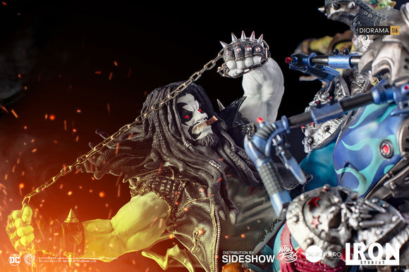 Iron Studios DC Comics  Lobo by Ivan Reis Sixth Scale Diorama Statue