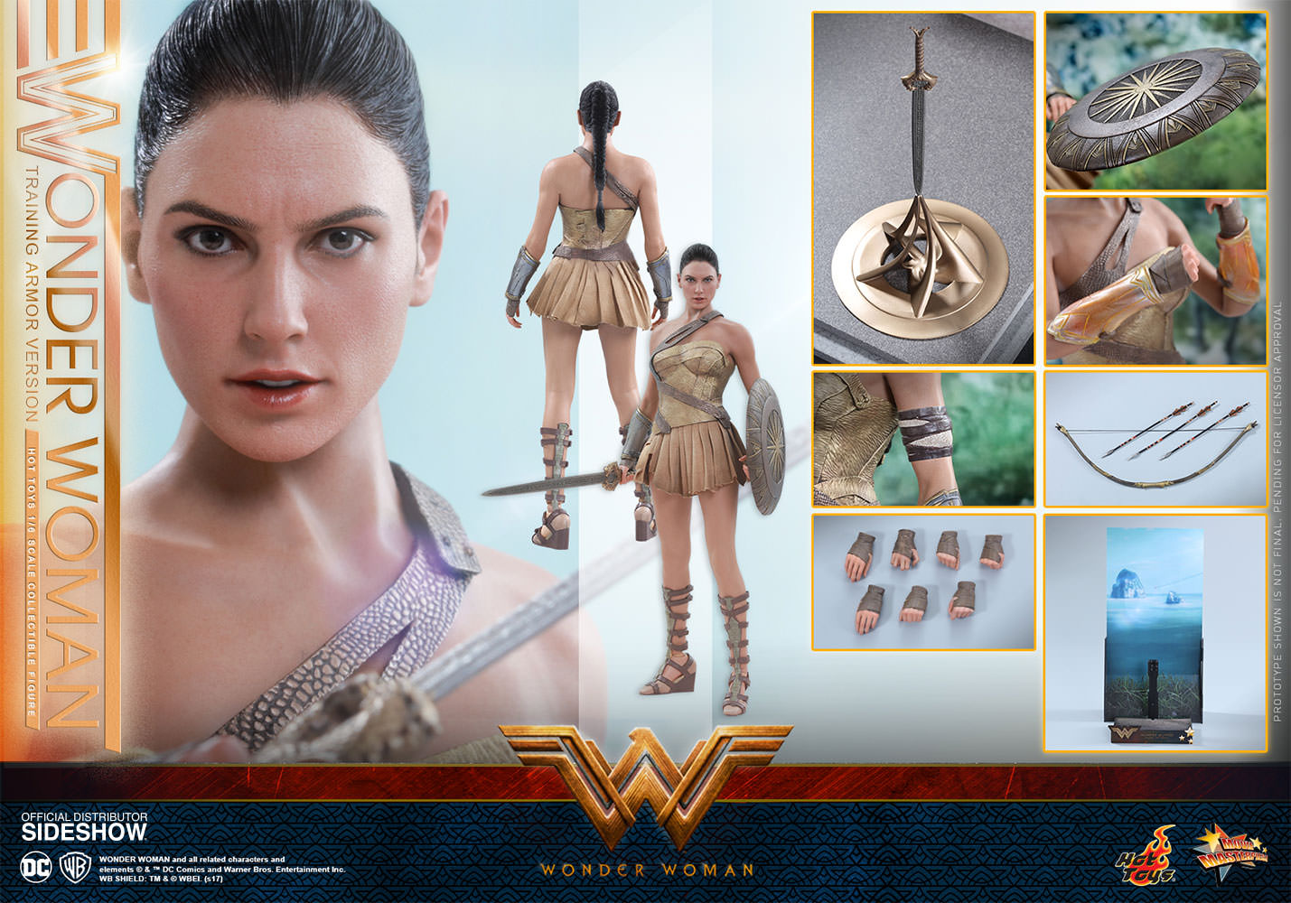 Wonder Woman （トレーニング・アーマー版） 未開封品 Hot Toys DC Comics Wonder Woman (Training Armor Version) 1/6 Scale