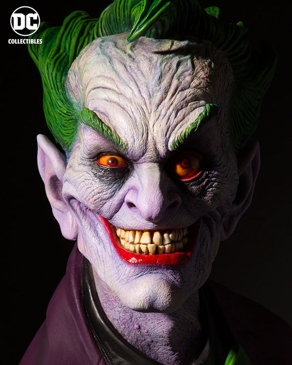 DC Comics Collectibles 1:1 Scale - DC Gallery: Rick Baker The Joker Bust (Standard Edition)