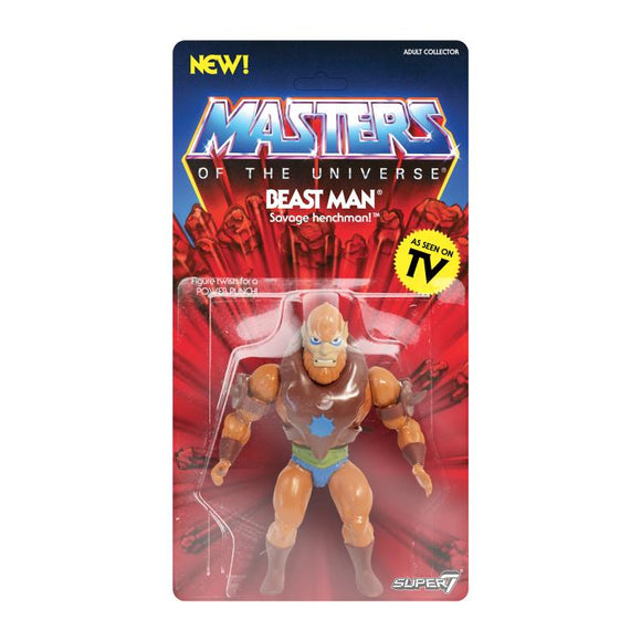 Super7 Masters of the Universe Vintage Wave 2 Collction Beast Man Action Figure