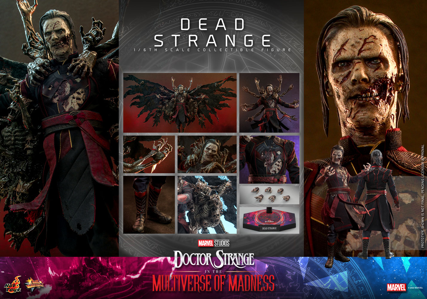 Hot Toys Marvel Doctor Strange in the Multiverse of Madness Dead