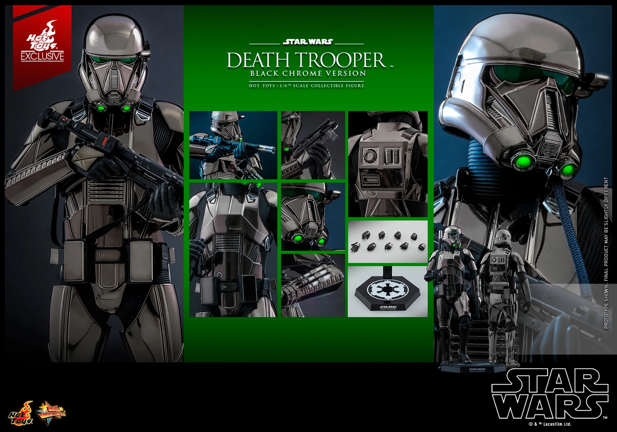 廃番！マトゥー 天 (テン) 二十　ブラック×ブラック Medicom MAFEX 044 Death Trooper (TM) Rouge One: A Star Wars