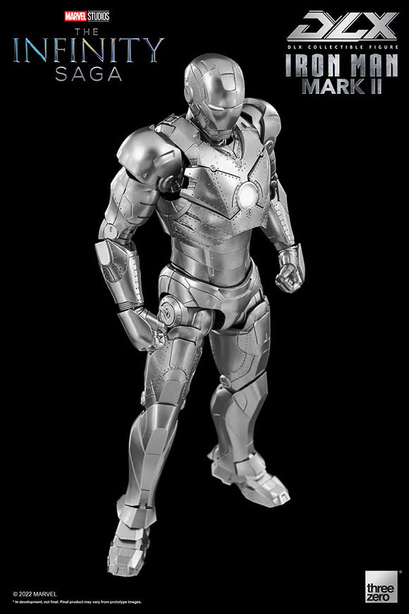 Threezero Marvel Infinity Saga Iron Man Iron Man Mark II DLX 1/12 Scale Die-Cast Action Figure