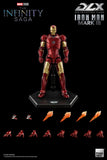 Threezero Marvel Infinity Saga Iron Man Iron Man Mark III DLX 1/12 Scale Die-Cast Action Figure