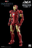 Threezero Marvel Infinity Saga Iron Man Iron Man Mark III DLX 1/12 Scale Die-Cast Action Figure