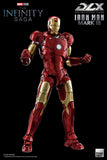 Threezero Marvel Infinity Saga Iron Man Iron Man Mark III DLX 1/12 Scale Die-Cast Action Figure