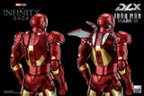 Threezero Marvel Infinity Saga Iron Man Iron Man Mark III DLX 1/12 Scale Die-Cast Action Figure