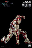 Threezero Marvel Infinity Saga Iron Man 3 Iron Man Mark 42 DLX 1/12 Scale Die-Cast Action Figure