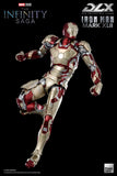 Threezero Marvel Infinity Saga Iron Man 3 Iron Man Mark 42 DLX 1/12 Scale Die-Cast Action Figure