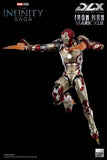 Threezero Marvel Infinity Saga Iron Man 3 Iron Man Mark 42 DLX 1/12 Scale Die-Cast Action Figure