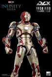 Threezero Marvel Infinity Saga Iron Man 3 Iron Man Mark 42 DLX 1/12 Scale Die-Cast Action Figure