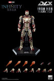 Threezero Marvel Infinity Saga Iron Man 3 Iron Man Mark 42 DLX 1/12 Scale Die-Cast Action Figure