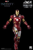 Threezero Marvel Infinity Saga Avengers Iron Man Mark VII DLX 1/12 Scale Die-Cast Action Figure