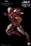 Threezero Marvel Infinity Saga Avengers Iron Man Mark VII DLX 1/12 Scale Die-Cast Action Figure