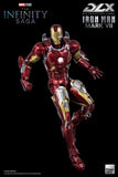 Threezero Marvel Infinity Saga Avengers Iron Man Mark VII DLX 1/12 Scale Die-Cast Action Figure