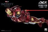 Threezero Marvel Infinity Saga Avengers Iron Man Mark VII DLX 1/12 Scale Die-Cast Action Figure