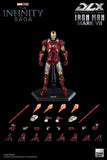 Threezero Marvel Infinity Saga Avengers Iron Man Mark VII DLX 1/12 Scale Die-Cast Action Figure