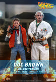 Hot Toys Back to The Future Doc Brown (Deluxe Version) 1/6 Scale 12" Collectible Figure