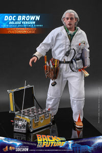 Hot Toys Back to The Future Doc Brown (Deluxe Version) 1/6 Scale 12" Collectible Figure