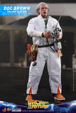 Hot Toys Back to The Future Doc Brown (Deluxe Version) 1/6 Scale 12" Collectible Figure