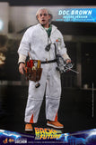 Hot Toys Back to The Future Doc Brown (Deluxe Version) 1/6 Scale 12" Collectible Figure