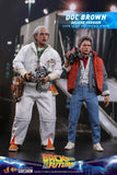 Hot Toys Back to The Future Doc Brown (Deluxe Version) 1/6 Scale 12" Collectible Figure