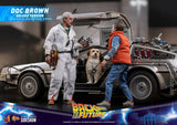 Hot Toys Back to The Future Doc Brown (Deluxe Version) 1/6 Scale 12" Collectible Figure