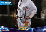 Hot Toys Back to The Future Doc Brown (Deluxe Version) 1/6 Scale 12" Collectible Figure