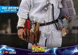 Hot Toys Back to The Future Doc Brown (Deluxe Version) 1/6 Scale 12" Collectible Figure