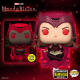 Funko Pop! Marvel WandaVision Scarlet Witch Glow-in-the-Dark Pop! Vinyl Figure - Entertainment Earth Exclusive