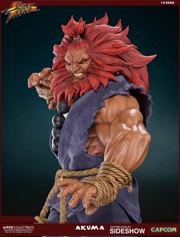 Street Fighter Mixed Media Statue 1/4 Akuma Ultimate Exclusive 58 cm  Cartoon Doll Toys