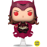 Funko Pop! Marvel WandaVision Scarlet Witch Glow-in-the-Dark Pop! Vinyl Figure - Entertainment Earth Exclusive