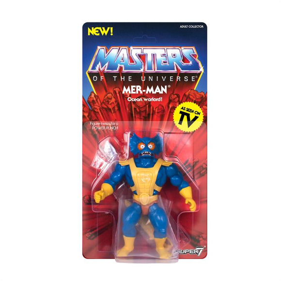 Super7 Masters of the Universe Vintage Wave 3 Collction Mer-Man Action Figure