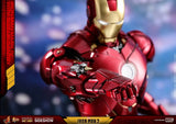 Hot Toys Marvel Iron Man 2 Iron Man Mark IV Diecast Figure with Suit-up Gantry 1/6 Scale Figure Set