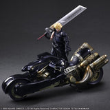 Square Enix Final Fantasy VII Advent Children Play Arts Kai Cloud Strife & Fenrir Bike Action Figure Set