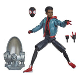 Hasbro Marvel Legends Spider-Man Into the Spider-Verse Miles Morales (Stilt-Man BAF) 6-Inch Action Figure