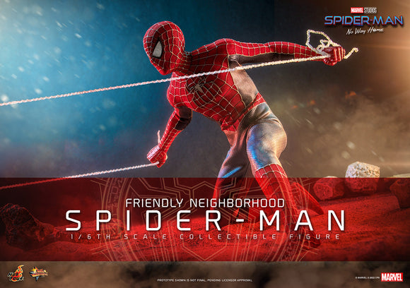 Hot Toys Marvel Comics Spider-Man No Way Home Friendly Neighborhood Spider-Man (Toby Maguire) 1/6 Scale 12