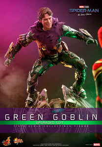 Hot Toys Marvel Spider-Man No Way Home Green Goblin (Upgraded Suit) 1/6 Scale 12" Collectible Figure Set