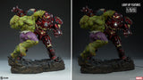 Sideshow Marvel Comcis Hulk vs Hulkbuster Maquette Statue