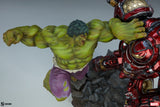 Sideshow Marvel Comcis Hulk vs Hulkbuster Maquette Statue