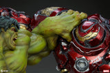 Sideshow Marvel Comcis Hulk vs Hulkbuster Maquette Statue