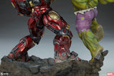 Sideshow Marvel Comcis Hulk vs Hulkbuster Maquette Statue