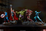 Sideshow Marvel Comcis Hulk vs Hulkbuster Maquette Statue