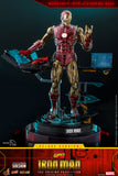 Hot Toys Marvel Comics The Origins Collection - Comics Masterpiece Series Diecast Iron Man (Delxue) 1/6 Scale Collectible Figure