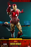 Hot Toys Marvel Comics The Origins Collection - Comics Masterpiece Series Diecast Iron Man (Delxue) 1/6 Scale Collectible Figure