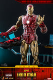 Hot Toys Marvel Comics The Origins Collection - Comics Masterpiece Series Diecast Iron Man (Delxue) 1/6 Scale Collectible Figure