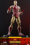 Hot Toys Marvel Comics The Origins Collection - Comics Masterpiece Series Diecast Iron Man (Delxue) 1/6 Scale Collectible Figure