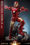 Hot Toys Marvel Comics Iron Man (2008) Iron Man Mark III (2.0) Diecast 1/6 Scale 12" Collectible Figure